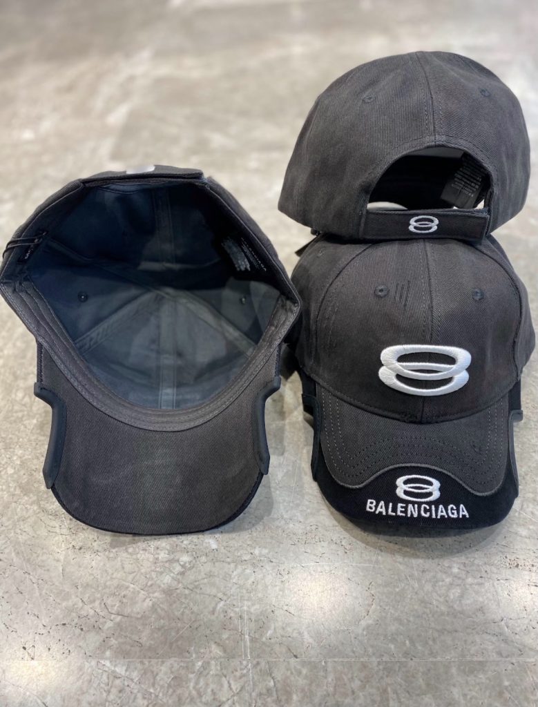 Black Balenciaga Double Unity Cap
