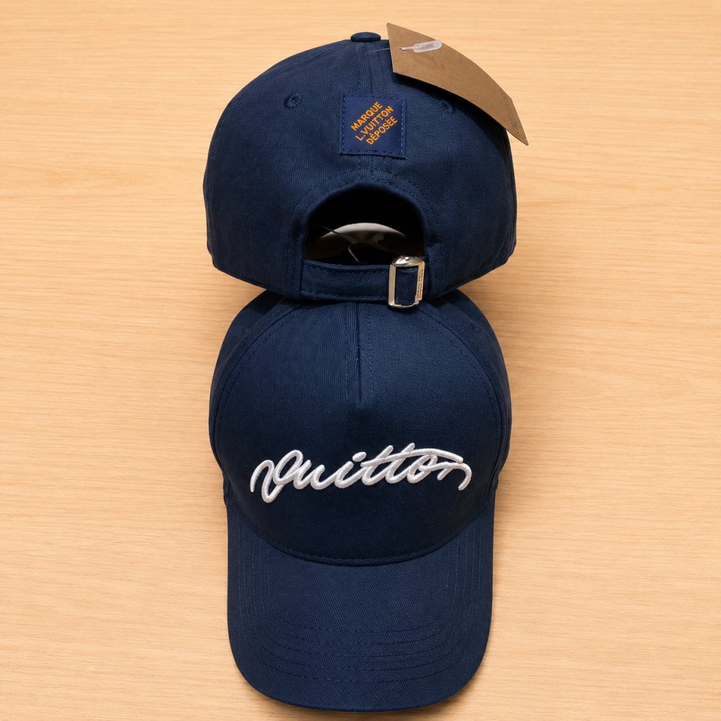 Navy LV Signature Cap