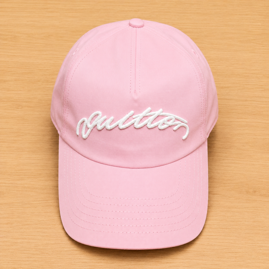 Light Pink LV Signature Cap