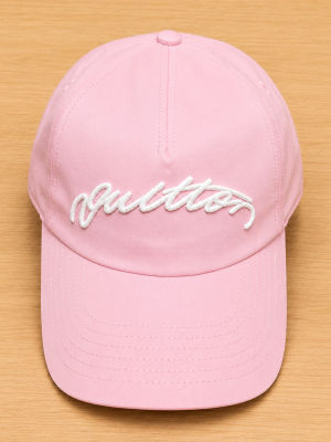 Light Pink LV Signature Cap