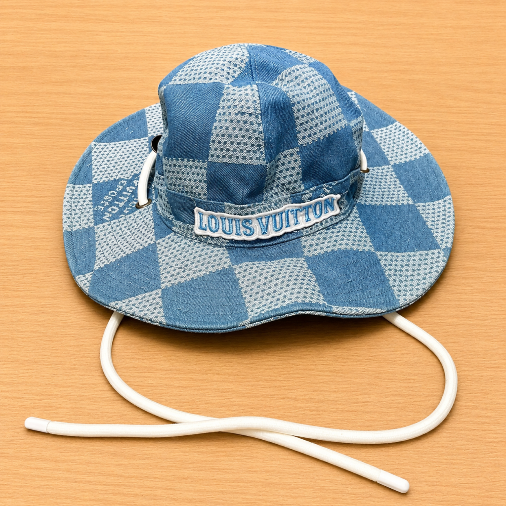 Light Blue LV Dandy Bucket Denim hat
