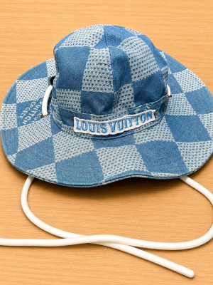 Light Blue LV Dandy Bucket Denim hat