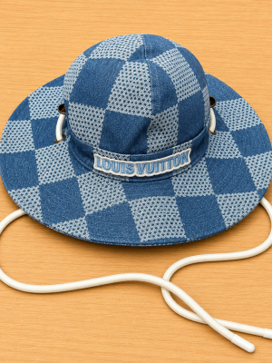 Blue LV Dandy Bucket Denim hat