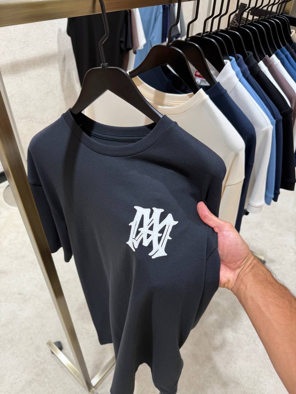 Black AMIRI Hollywood crew-neck t-shirt - Image 4