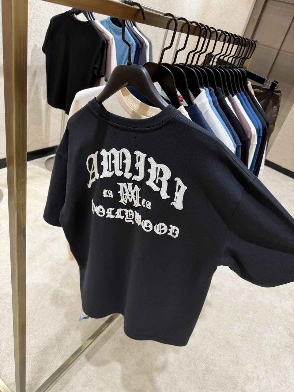 Black AMIRI Hollywood crew-neck t-shirt - Image 6
