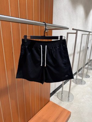 Black Dior Dioriviera signature embroidered logo swim shorts