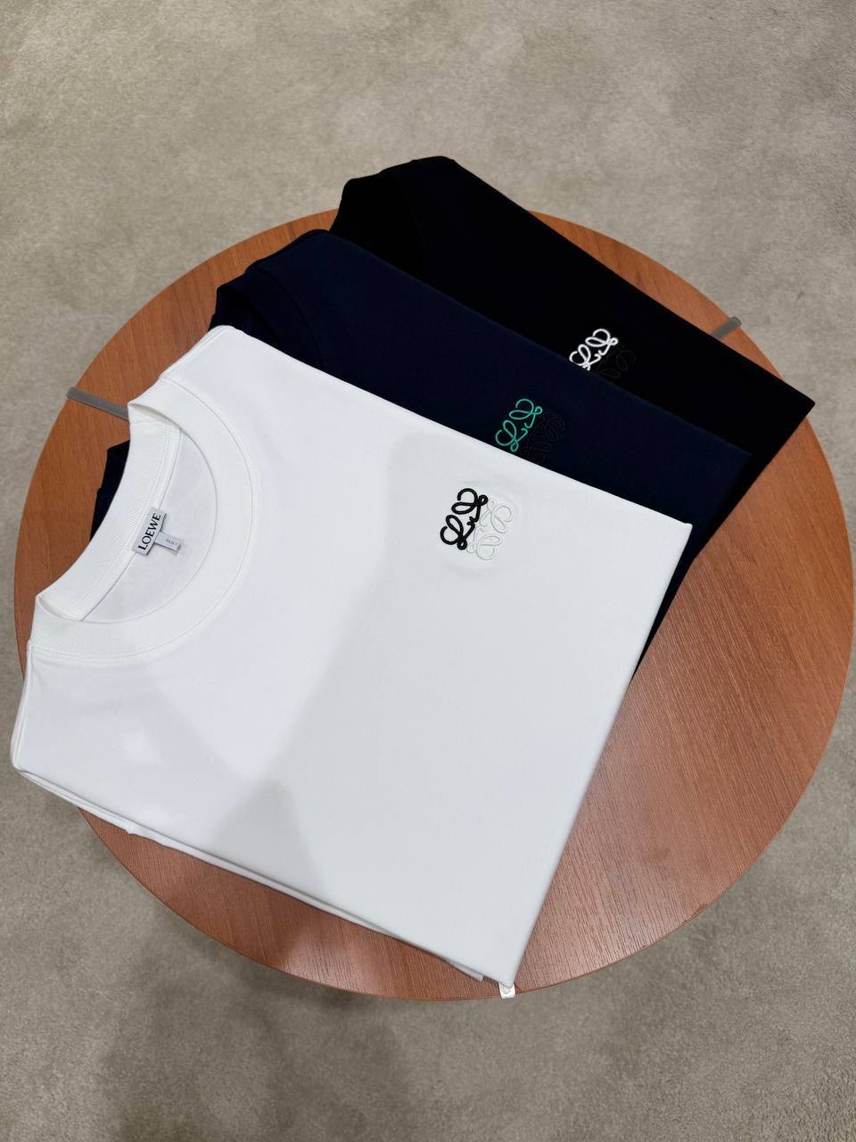 Black Loewe Anagram-embroidered logo cotton tee - Image 6