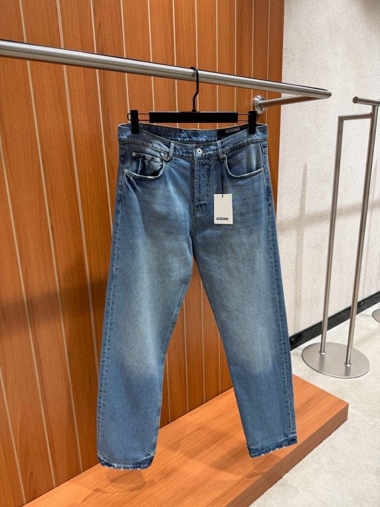 Blue Jacquemus the straight de-Nîmes denim pants